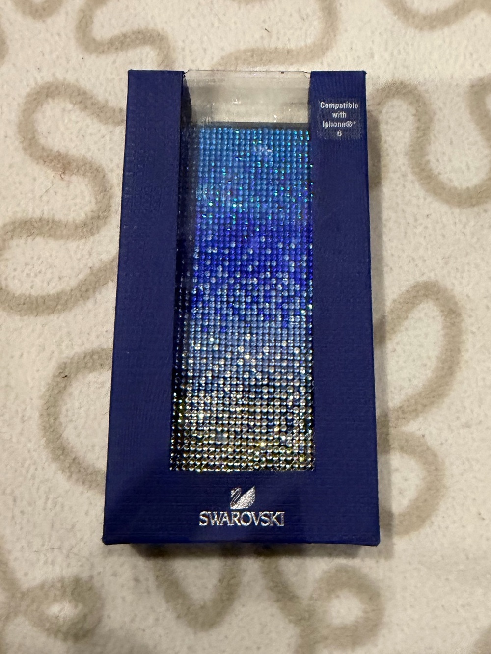 Swarovski Blue Ombre Crystal Phone Case